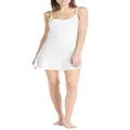Fishers Finery Women's 100% Pure Mulberry Silk Chemise; Nightgown (Ivory, S)