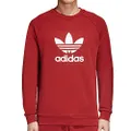 adidas Originals Trefoil Crew Sweatshirt Rust Red MD