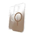 ZAGG Gear4 Milan Snap Case - MagSafe Compatible Clear Case with Beautiful Detailing - for Apple iPhone 13 Pro Max - Gold,702008223