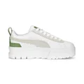 PUMA Women's Mayze Gentle Sneakers, White-Dusty Green, 10 Medium US