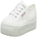 Superga Women's 2730 Cotu Gymnastics Shoes, White White 901, 8.5 US