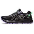 ASICS Women's Trail Scout 2 Running Shoes, 8.5, Black/Whisper Green