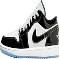 Nike Air Jordan 1 Low Men's Shoes Alternate Bred Toe 553558 066 - Size 10 White/Black