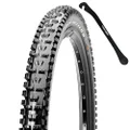 Maxxis High Roller II 27.5"x2.4"WT 3C MaxxTerra Mountain Bike Tire with EXO Puncture Protection Bundle with Cycle Crew Tire Lever