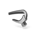 D'Addario Guitar Capo for Acoustic and Electric Guitar - NS Capo - Adjustable Tension - Guitar Accessories - Works for 6 String and 12 String Guitars - Silver