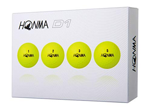 Honma Golf Ball New D1 Yellow 3 Dozens