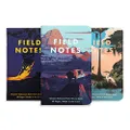 Field Notes: National Parks Series (Series F - Glacier, Hawai'I Volcanoes, Everglades) - Graph Paper Memo Book 3-Pack - 3.5 x 5.5 Inch
