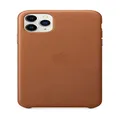 Apple Leather Case (for iPhone 11 Pro Max) - Saddle Brown