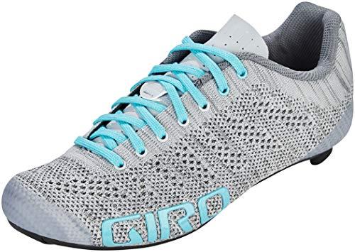 Giro Empire E70 Knit Cycling Shoes - Women's Grey/Glacier 40