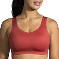 Brooks Dare Scoopback Women’s Run Bra for High Impact Running, Workouts and Sports with Maximum Support - Rosewood - 32C/D