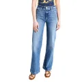 PAIGE Women's Leenah Jeans, Volar Distressed, 34 Regular