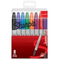 Sharpie Fine Point Permanent Marker Pack of 8 Assorted Colours