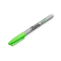 Sharpie Fine Tip Permanent Marker - Neon Green (Pack of 12)