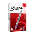 Sharpie Permanent Markers | Fine Point | Boysenberry | 12 Count