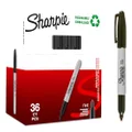 Sharpie Permanent Markers | Fine Point | Black | 36 Count
