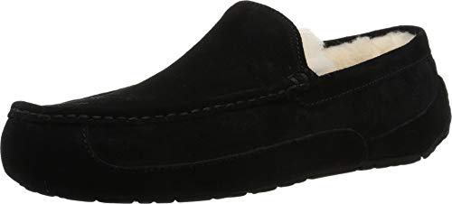 UGG Men's Ascot Slipper, Black, 15