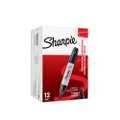 Sharpie 2065410 Chisel Tip Permanent Markers - Black (Pack of 12)