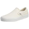 Vans Unisex The Shoe That Started It All. The Iconic Classic Slip-on Keeps It Simp Sneaker, White (Canvas), 11.5