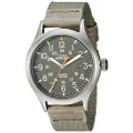 Timex Men's Expedition Scout 40mm Watch, Green/Titanium, 40mm., sport