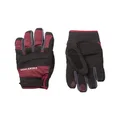 SEALSKINZ Unisex Waterproof All Weather Mtb Glove, Black/Red, Small