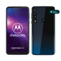 Motorola One Macro Dual-SIM XT2016-1 64GB Factory Unlocked 4G/LTE Smartphone - International Version (Space Blue)