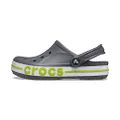 Crocs Kids' Classic Clog, Slate Grey/Lime Punch, 6 Women/4 Men