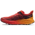 HOKA ONE ONE Mens Speedgoat 5 Textile Synthetic Fiesta Radiant Yellow Trainers 10.5 US