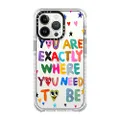 CASETiFY Ultra Impact Case for iPhone 13 Pro - You are Exactly - Clear Frost