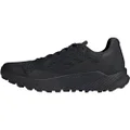adidas Men's Terrex Agravic Flow 2.0 Trail Running Shoe, Black/Black/Grey, 12 US