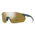 SMITH Reverb Pivlock Sport & Performance Sunglasses - Matte Spruce Frame | ChromaPop Bronze Mirror Lens