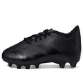 adidas Unisex Predator Accuracy.4 Flexible Ground Soccer Shoe, Black/Black/White, 5 US Men