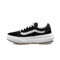 Vans Men's Old Skool Overt CC Sneakers, Black/White, 10