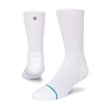 Stance Run Light CREW Socks, WHITE (01001), Large