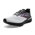 Brooks Women s Launch GTS 10 Supportive Running Shoe - Black/White/Violet - 9 Wide