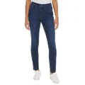 Calvin Klein Jeans Women High Rise Skinny Jean, Dark Blue (Pacific), 10
