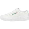 Reebok Club C 85 Sneakers (AVL59), white/green (AR0456), 8 US