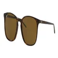 Ray-Ban Rb4387f Low Bridge Fit Square Sunglasses, Tortoise/Dark Brown, 55 mm