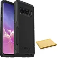 OTTERBOX Commuter Series Case for Galaxy S10 - Includes Cleaning Cloth - Eco-Friendly Packaging - Black