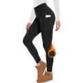 GAYHAY Leggings with Pockets for Women Reg & Plus Size - Capri Yoga Pants High Waist Tummy Control Compression for Workout, Black, 4XL