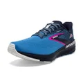 Brooks Women s Launch GTS 10 Supportive Running Shoe - Peacoat/Marina Blue/Pink Glo - 8 Medium