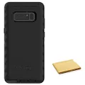 OtterBox Defender Series Screenless Edition Case for Samsung Galaxy Note8 with Cleaning Cloth - Case Only - Non Retail Packaging - Black
