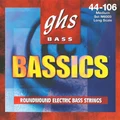 GHS Strings M6000 4-String Bassics, Nickel-Plated Electric Bass Strings, Long Scale, Medium (.044-.106)