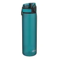 Ion8 Sport/Bike Water Bottle - Leakproof and BPA-free Water Bottle - Fits in Lunch Boxes, Handbags, Car Cup Holders, Backpacks, 34 oz/1000 ml (Pack of 1) - OneTouch 1.0 - Aqua
