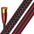 AudioQuest Red River, Male XLR to Female XLR Cable, 2 Meters/6.56 Feet, 2 Pack