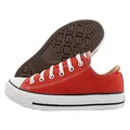 Converse All Star Chuck Taylor Ox Shoe Size 8.5, Color: Red/White, Red, 10.5 Women/8.5 Men
