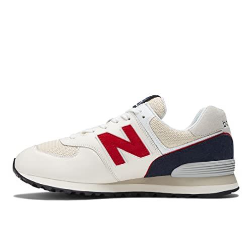 New Balance Running 574 in Beige Fabric and Suede ML574WN2 (us_Footwear_Size_System, Adult, Men, Numeric, Medium, Numeric_9), 9