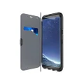 tech21 - Phone Case Compatible with Samsung Galaxy S8+ - Evo Wallet - Black