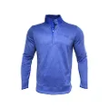 Under Armour Men's Snap Mock Jacket 100% Polyester Storm SweaterFleece Heather Snap Mock Jacket 1329832 Blue (Medium)