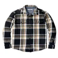 Outerknown Blanket Shirt Pitch Black Cabin Plaid