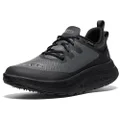 KEEN Men's WK400 Waterproof Walking Shoe, Black/Black Sz 9.5